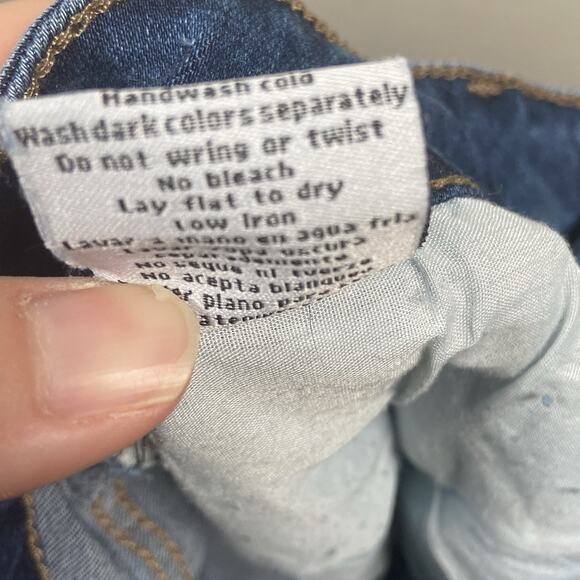 Judy Blue Women's Straight Leg Jeans - Dark Blue - Picture 8 of 8